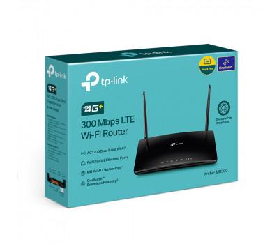 3G/LTE Wi-Fi роутер TP-Link Archer MR500, AC1200, LTE cat. 6, с антеннами, черный. Wi-Fi 2,4/5 гГц
