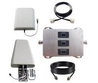 Усилитель репитер 3-диапазонный. Комплект.