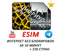 eSIM - интернет без блокировок и VPN